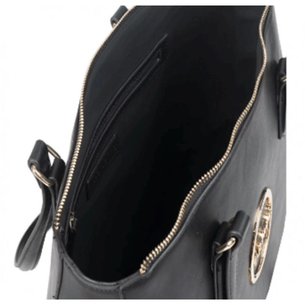 Valentino by Mario Valentino Zwarte Crossbody Tas met Kettingband Black Dames