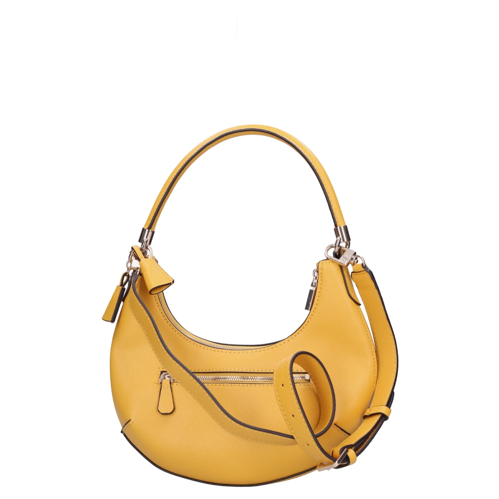 Guess Gizele 2-vakken schoudertas Yellow Dames