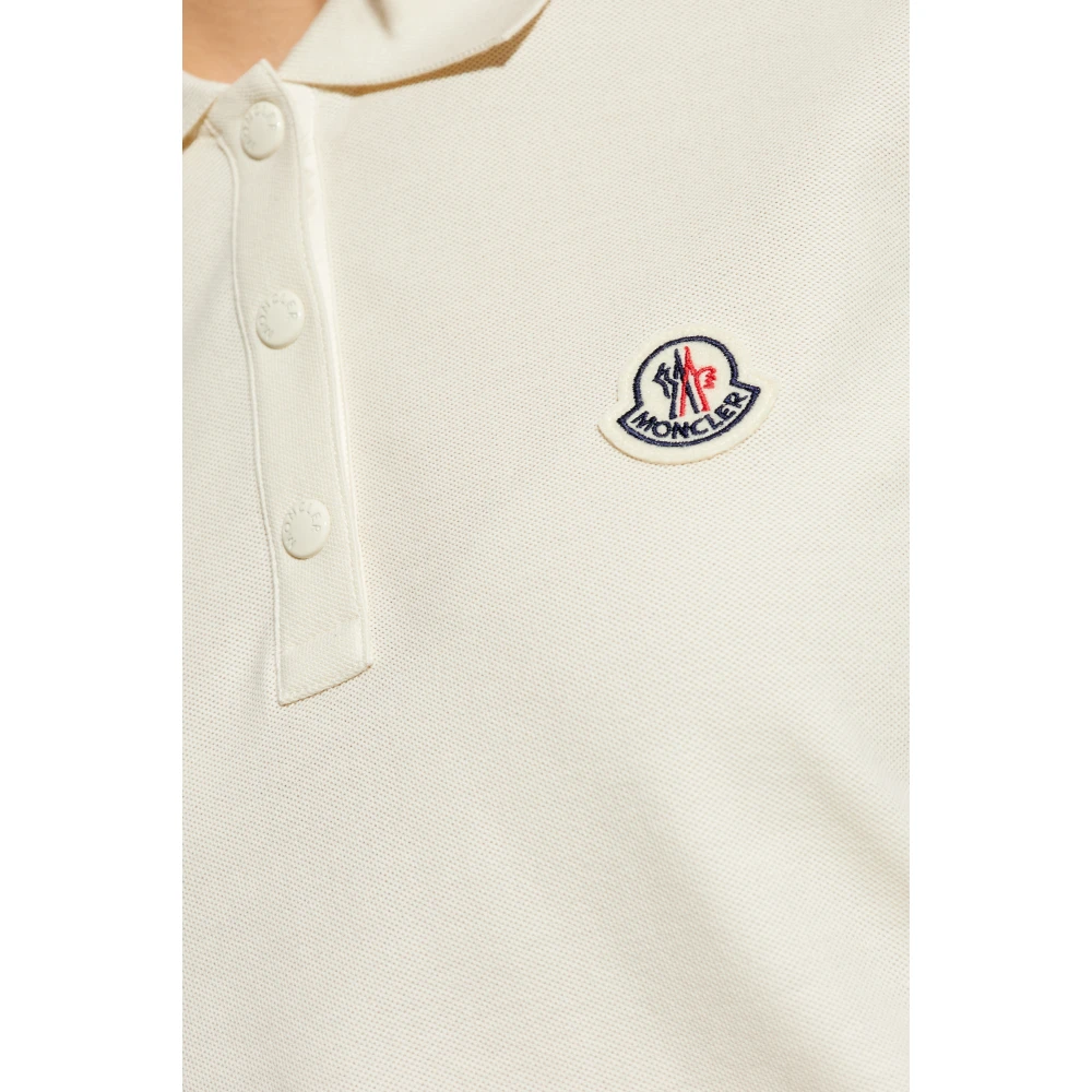 Moncler Polo met kraag Beige Dames