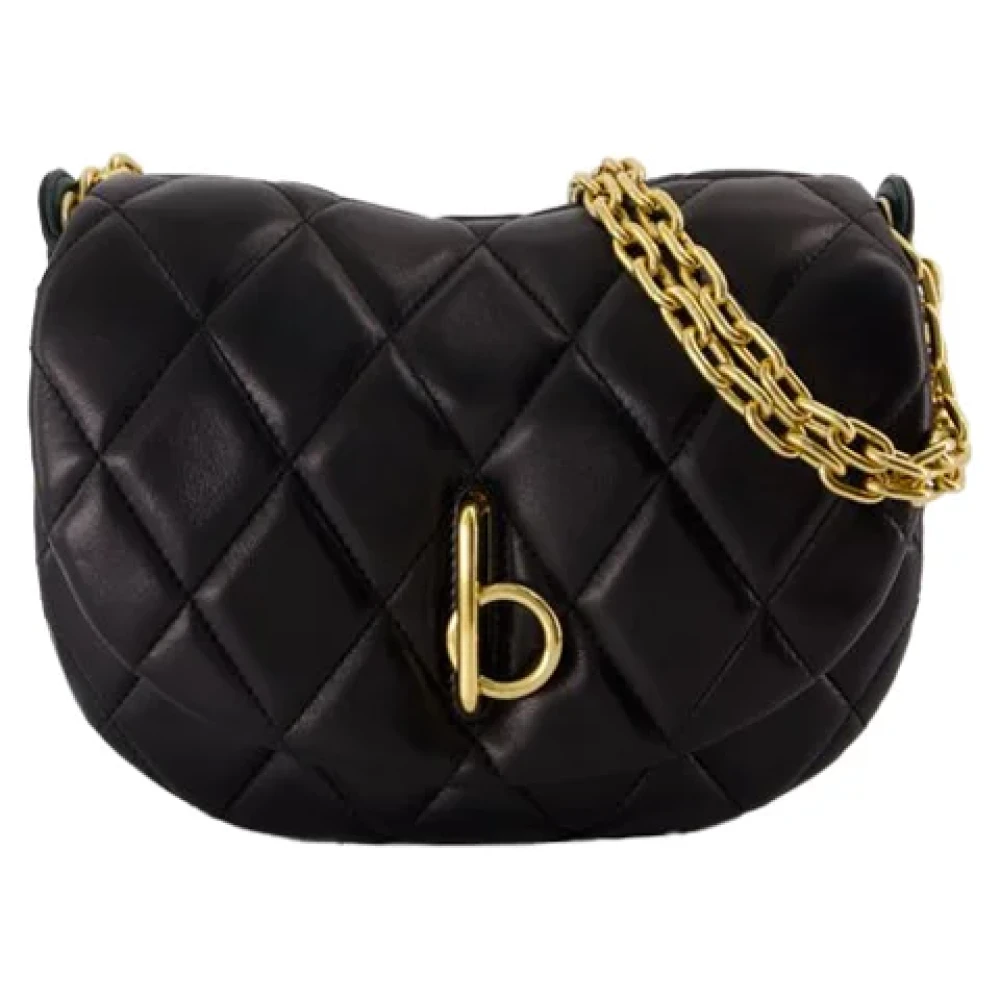 Burberry Leather handbags Black Dames
