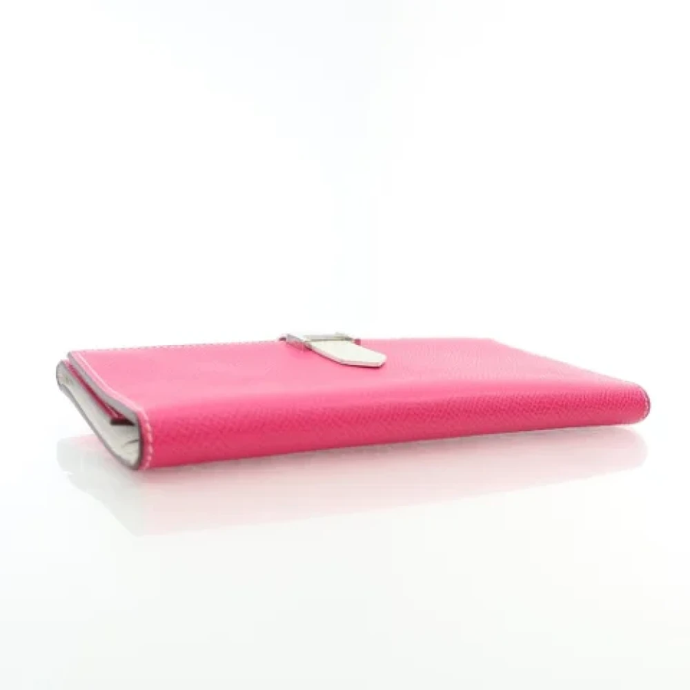 Hermès Vintage Pre-owned Leather wallets Pink Dames