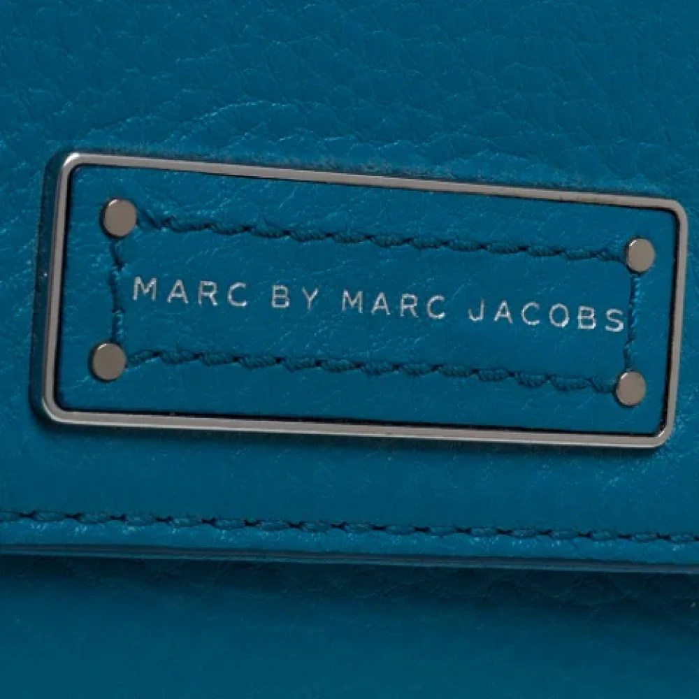 Marc Jacobs Pre-owned Leather wallets Blue Dames