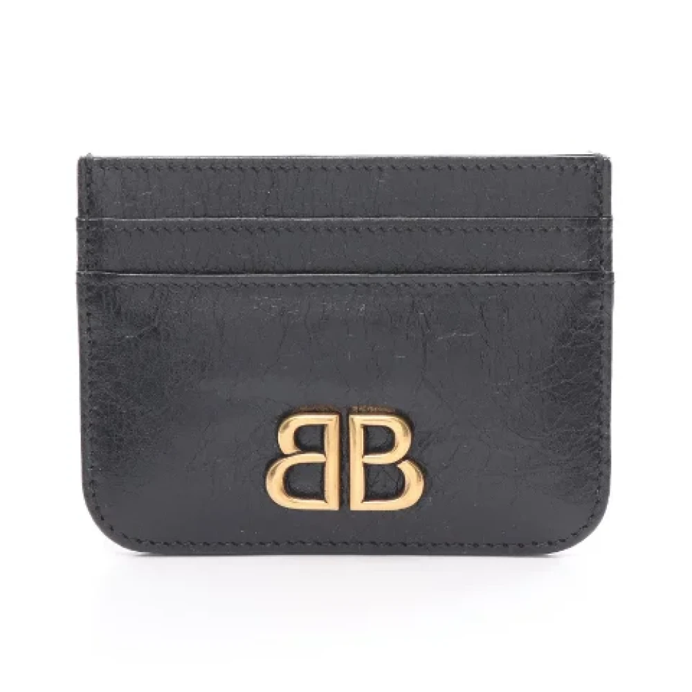 Balenciaga Vintage Pre-owned Leather wallets Black Heren