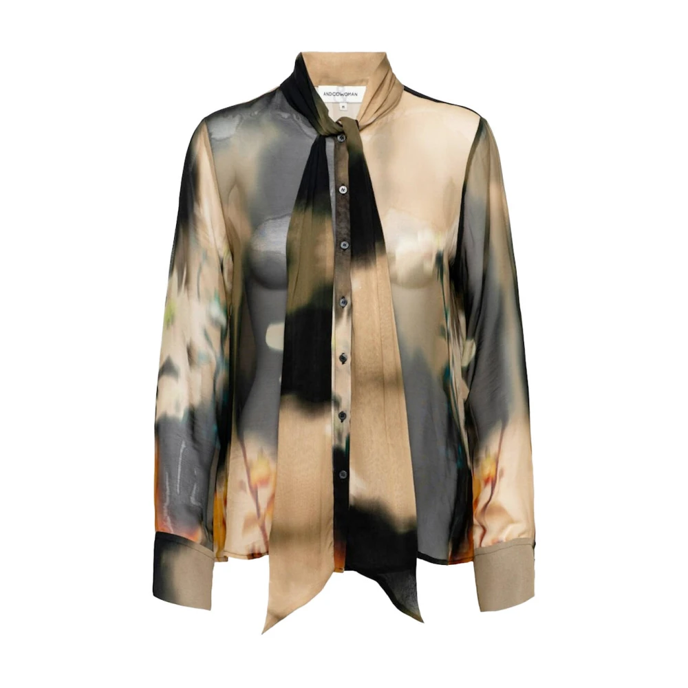 &Co Woman Overhemd met lange mouwen effen kleur Multicolor Dames