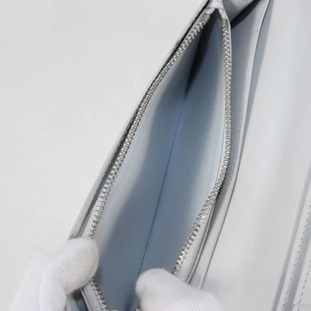Louis Vuitton Vintage Pre-owned Leather wallets White Heren