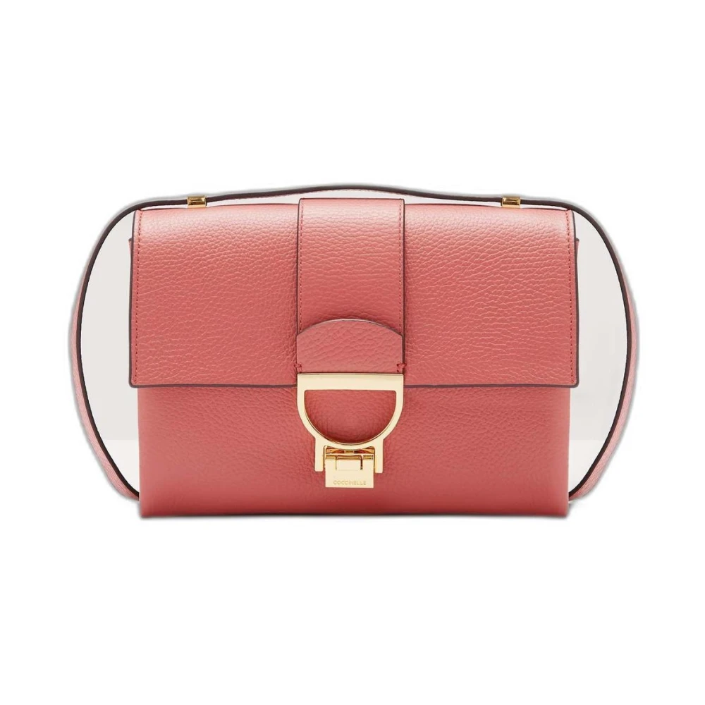 Coccinelle Crossbody bags Arlettis Rosa Leder Handtasche E1MD555B in poeder roze