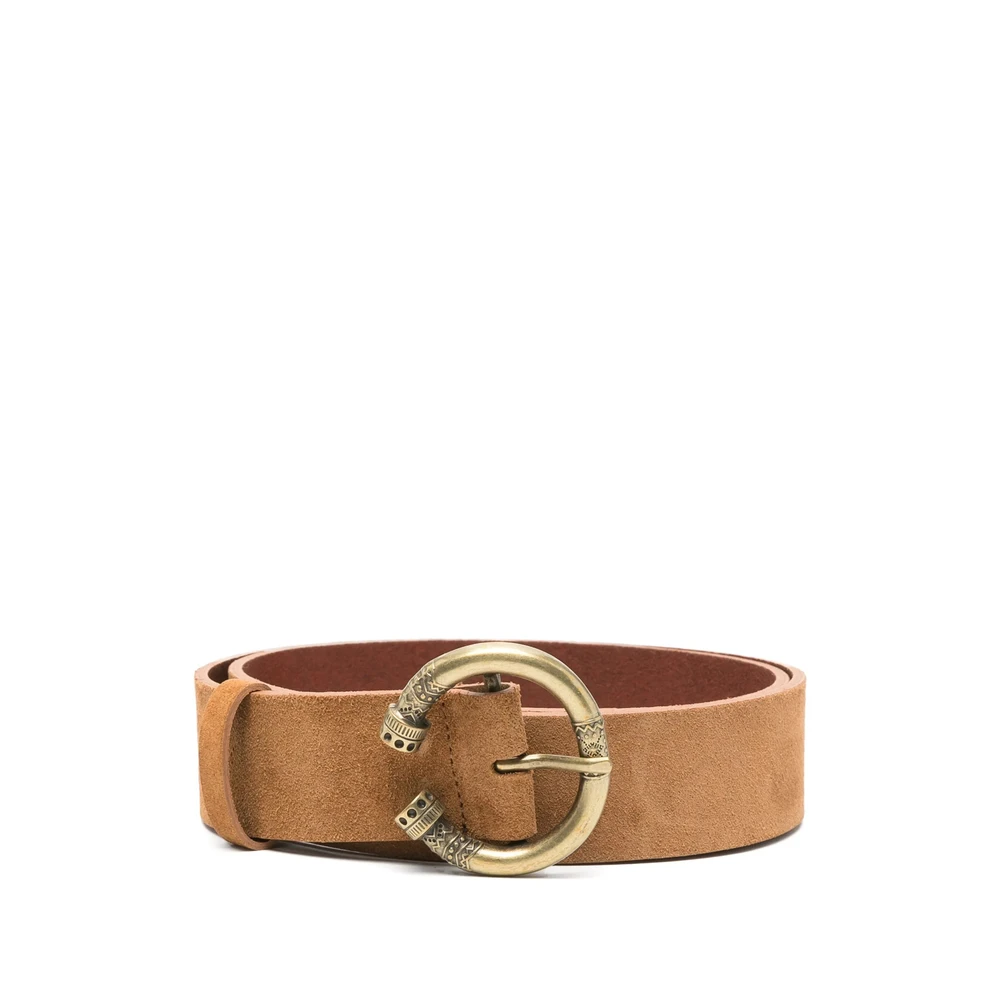 BA&SH Bruine Riem met Antiek-Effect Hardware Brown Dames