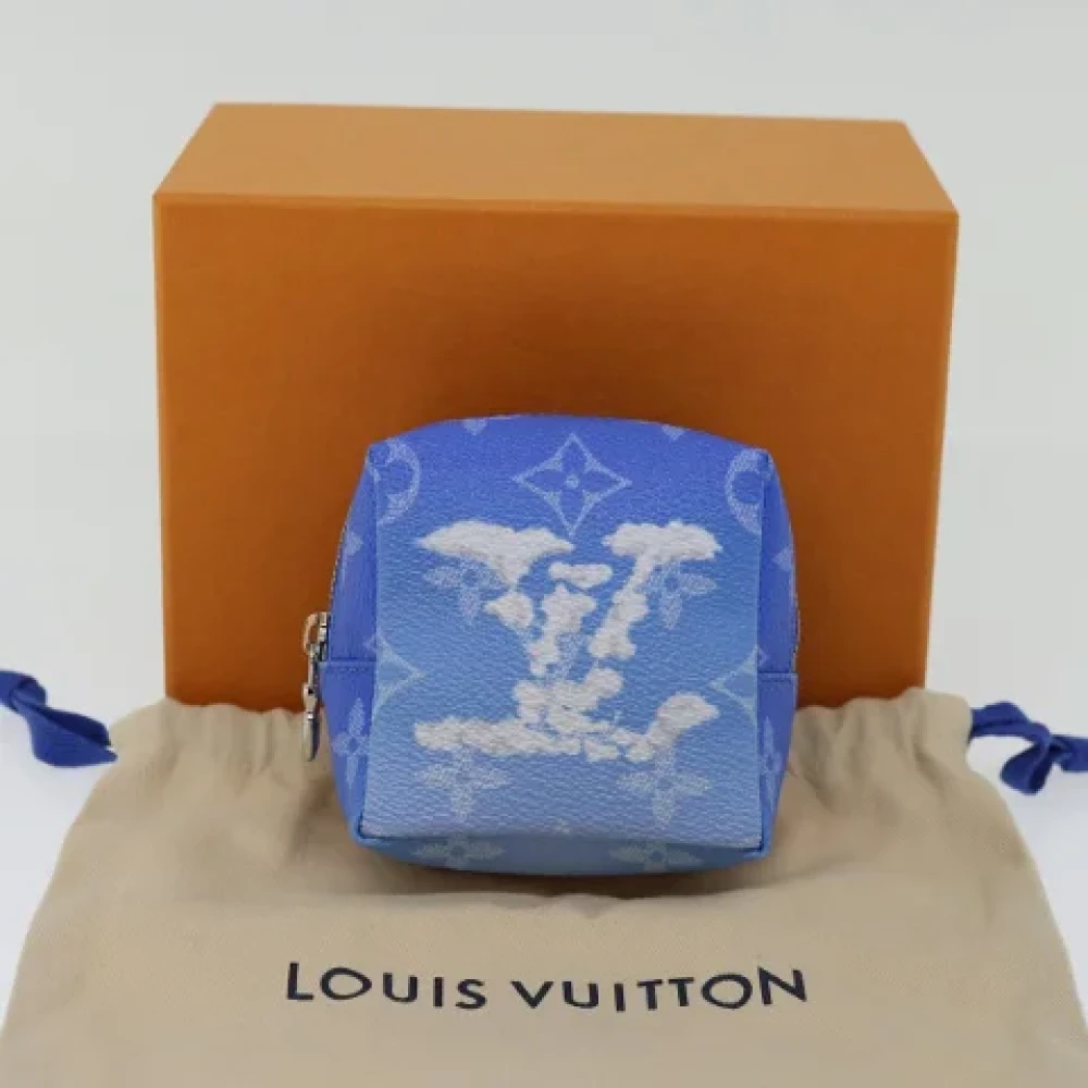 Louis Vuitton Vintage Pre-owned Canvas clutches Blue Dames