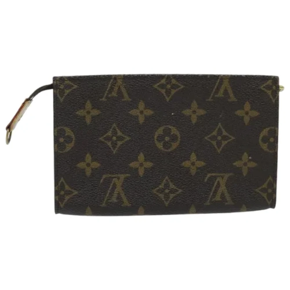 Louis Vuitton Vintage Pre-owned Canvas pouches Brown Dames