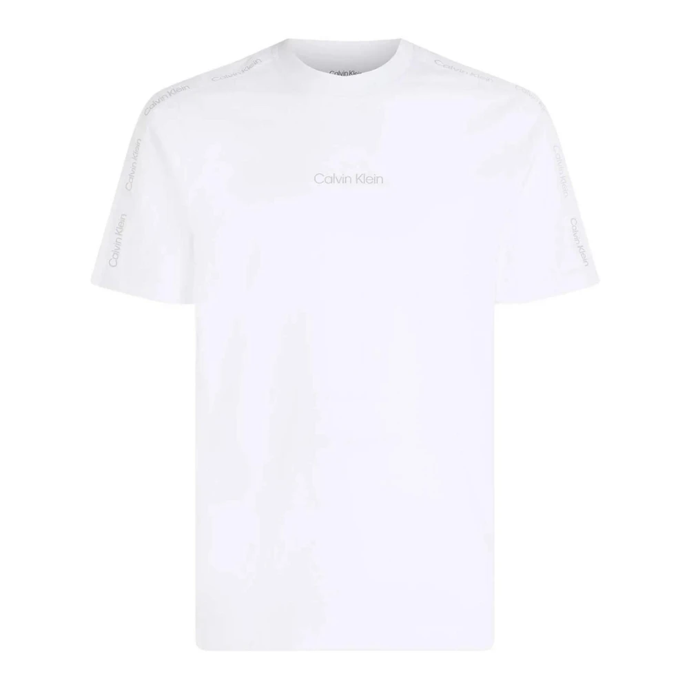 Calvin Klein Heren T-shirt Lente Zomer Collectie White Heren