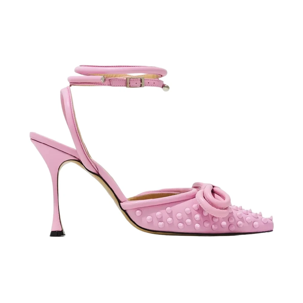 Mach & Mach Mujer Rosado - Stilettos Con Lazos Dobles- Shoes - Rosa- 39 Eu- Stilettos Con Lazos Dobles