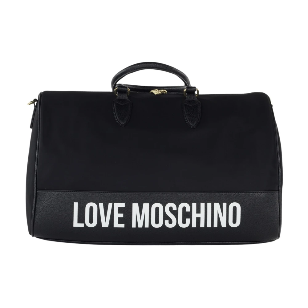 Love Moschino City Lover Logo Reistas Black Dames