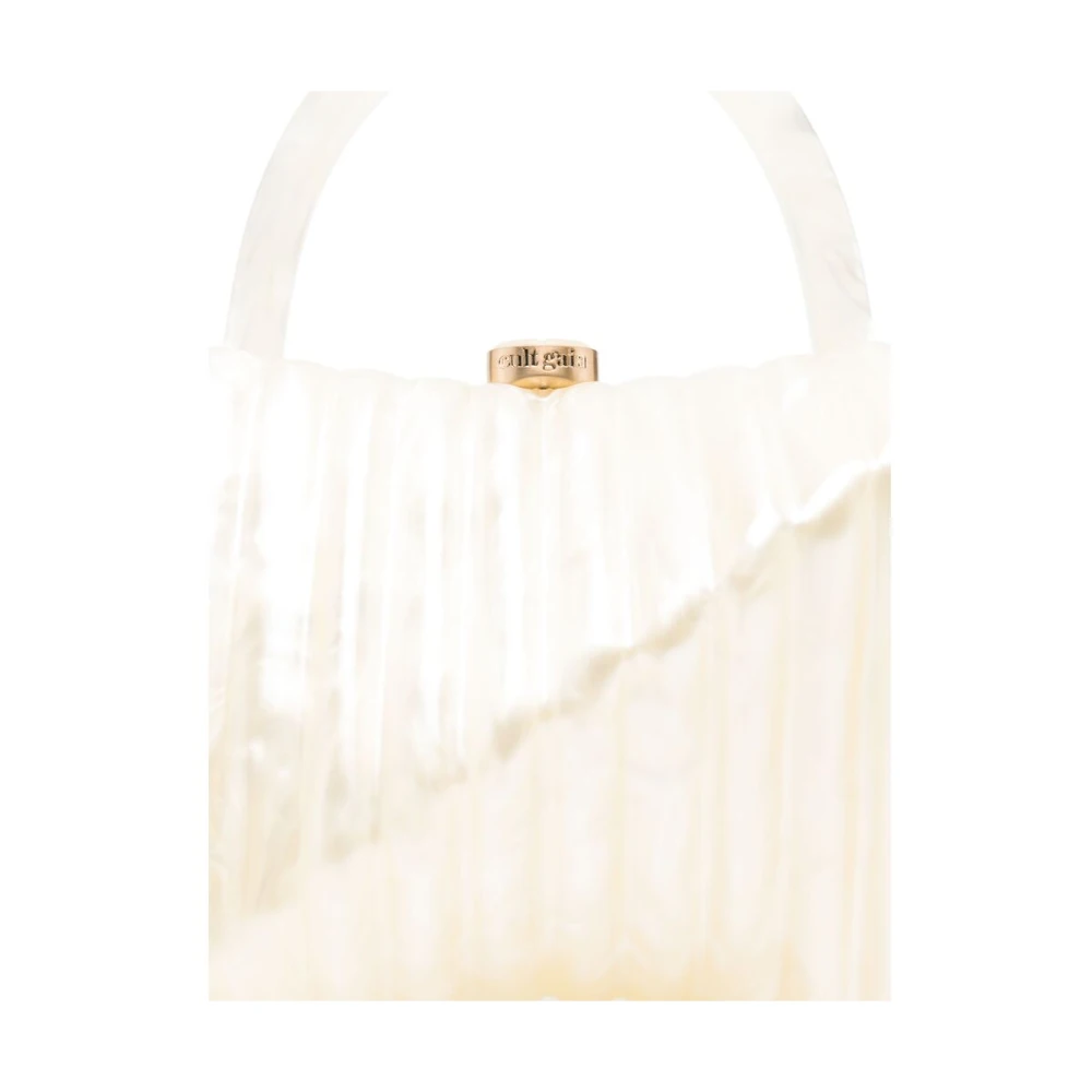 Cult Gaia Witte Handtas met Push-Lock Sluiting White Dames