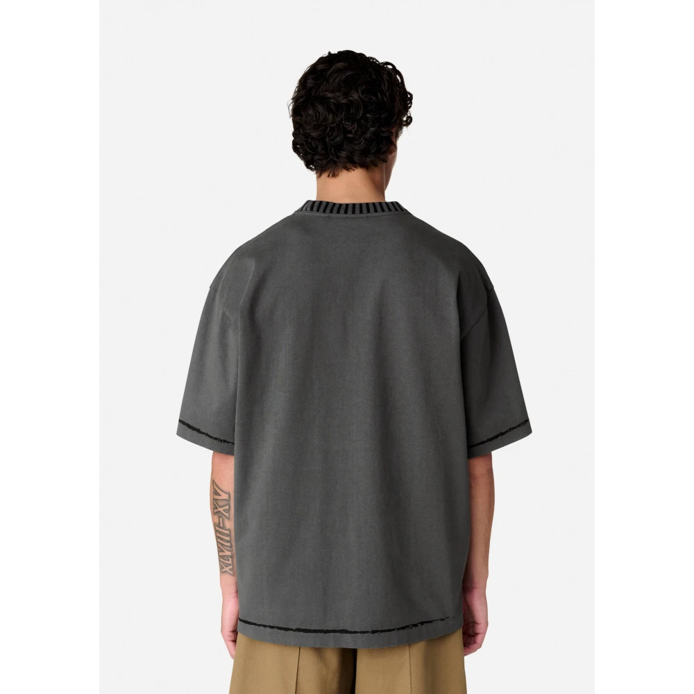 Axel Arigato Zee Relaxte T-shirt Gray Heren