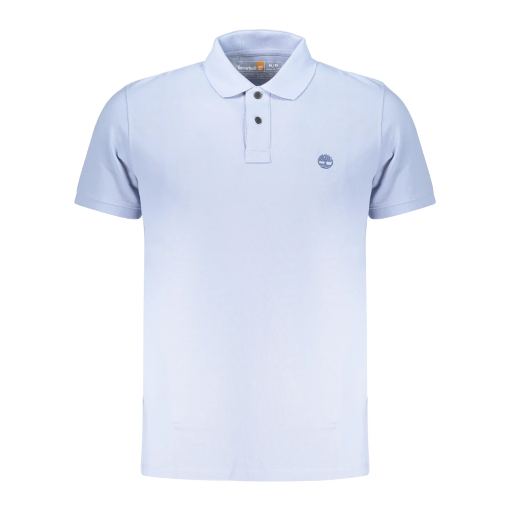 Timberland Men's Blue Short-Sleeved Polo Shirt - Polo Shirts - S - Tops
