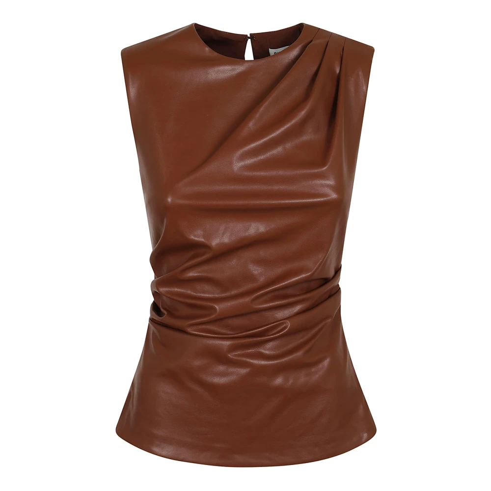 Simkhai Rode Topwear voor Vrouwen Aw24 Brown Dames