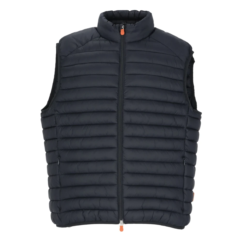 Save The Duck Blauwe Heren Gilet Lichtgewicht Nylon Jas Blue Heren