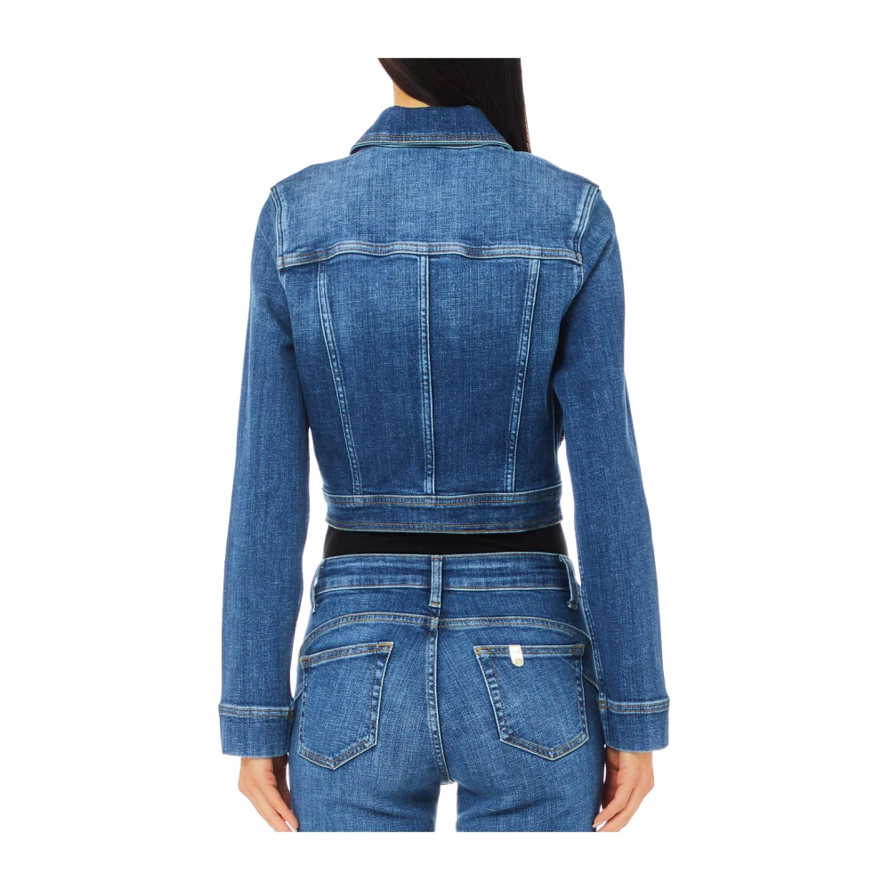 Liu Jo Denim Cropped Jack Blue Dames