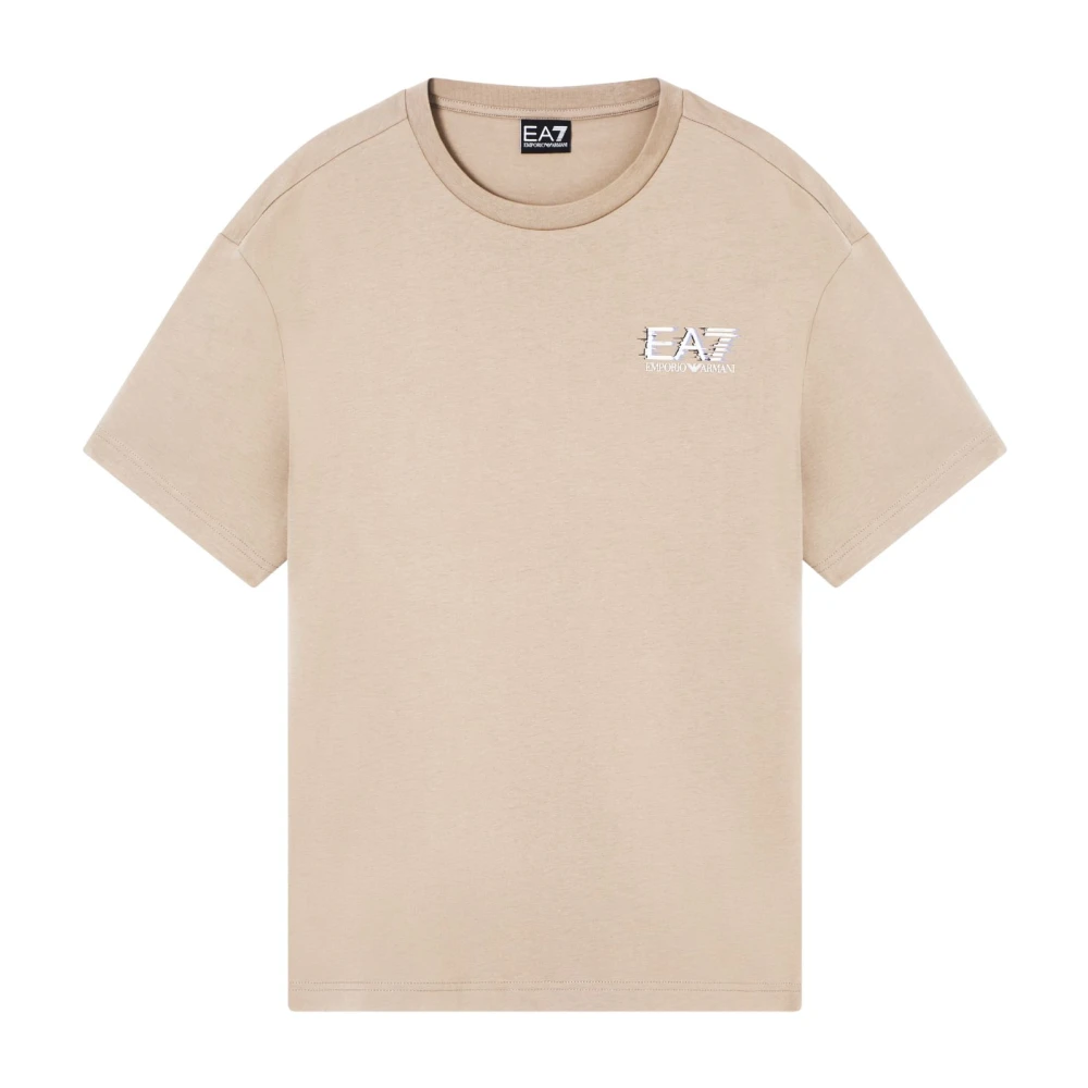 Emporio Armani Ea7 Uomo Beige Top, L, New,