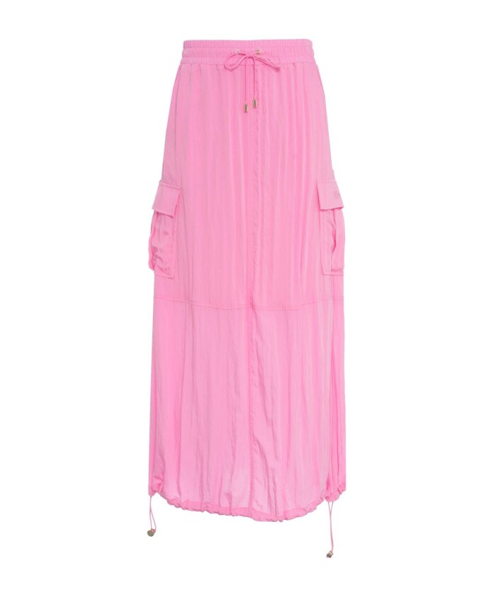 pink-cargo-pocket-maxi-skirt