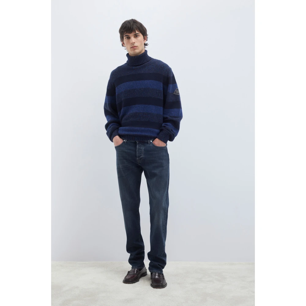 Roy Roger's Donkere wassing slim fit denim jeans Blue Heren