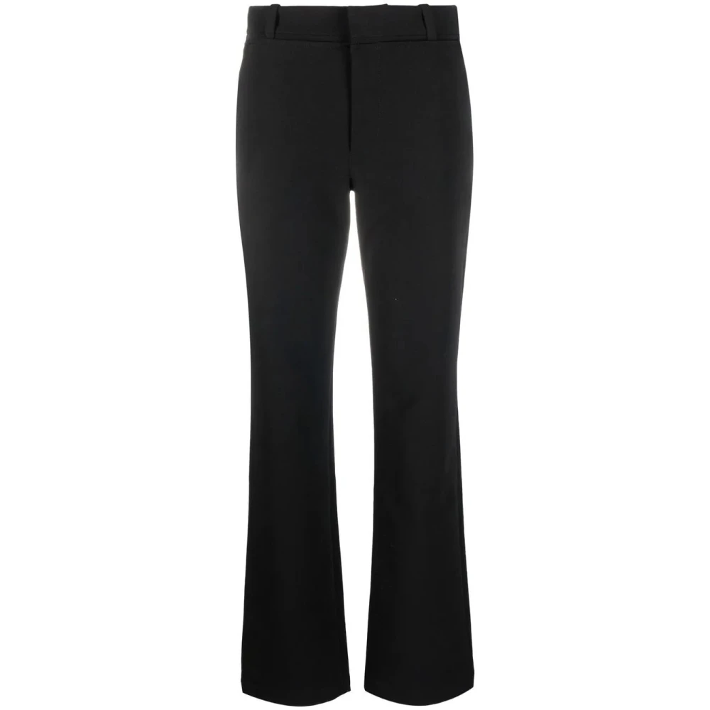 Proenza Schouler Black Slim-Fit Trousers, Female, Xs, Wide Leg Casual Trousers