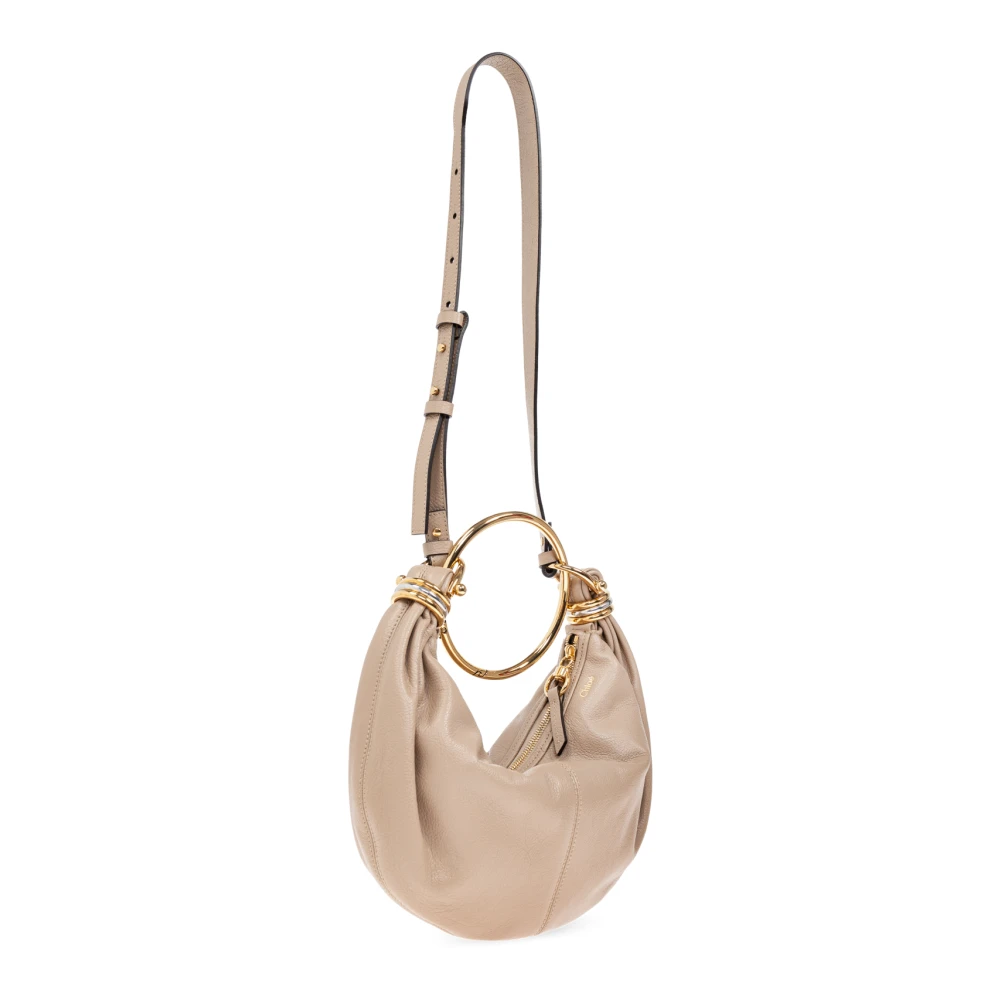 Chloé Handtas Armband Klein Beige Dames