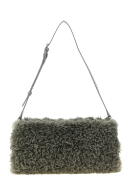 Shearling Clutch