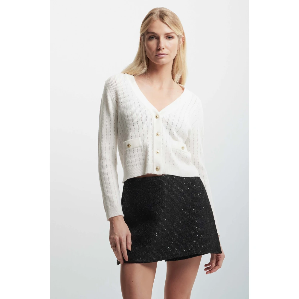Kocca Stijlvolle Vest met Zakken White Dames