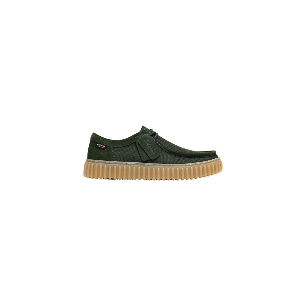 Clarks Men's Green Torhill Lo - Laced Shoes - 8 Uk - Shoes