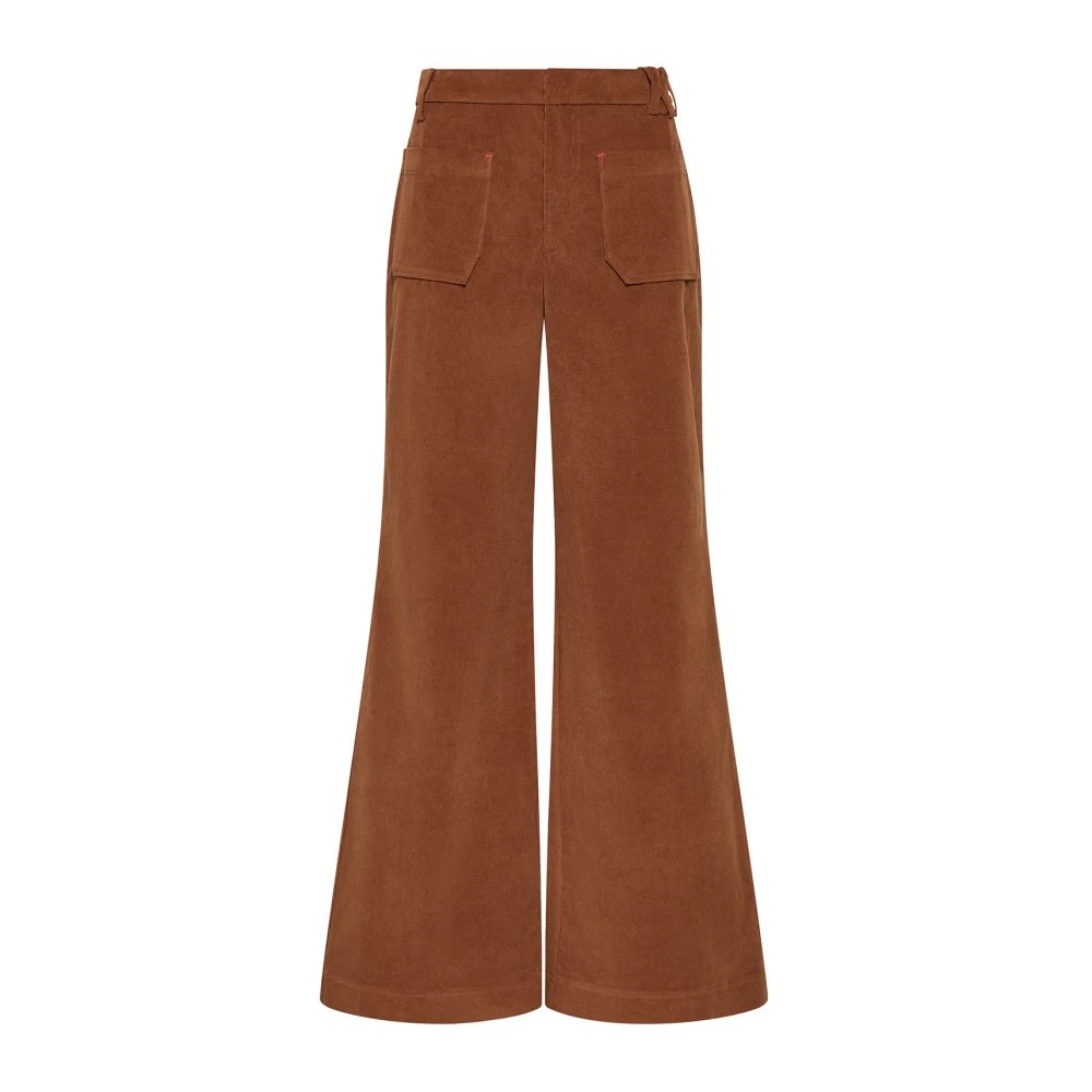 Maliparmi Baby Cord Broek Brown Dames