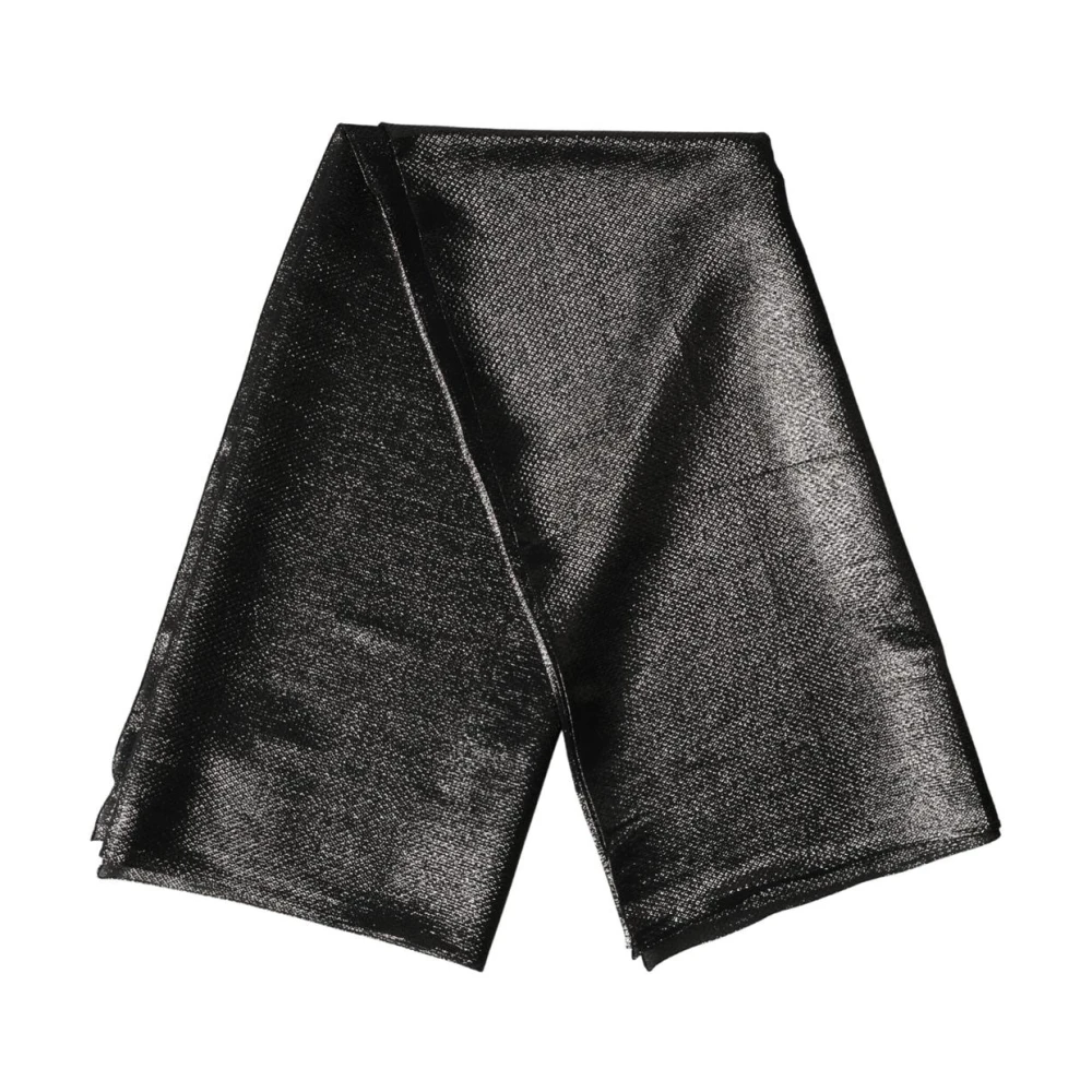 Dolce & Gabbana Women's Black Silk Scarves, One Size, Silk Square Wrap Shawl Foulard Scarf