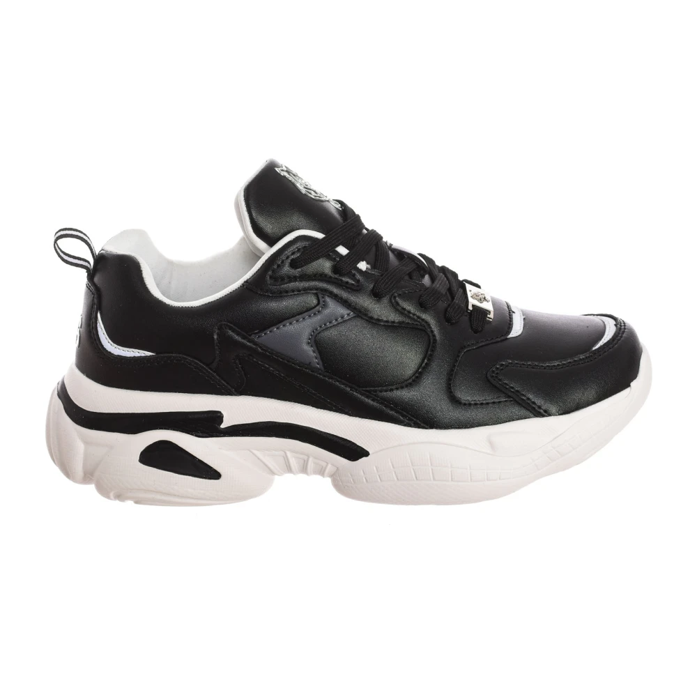 Plein Sport Men's Black Running Shoes, 6 Uk, Sporty Mid-Top Trainers
