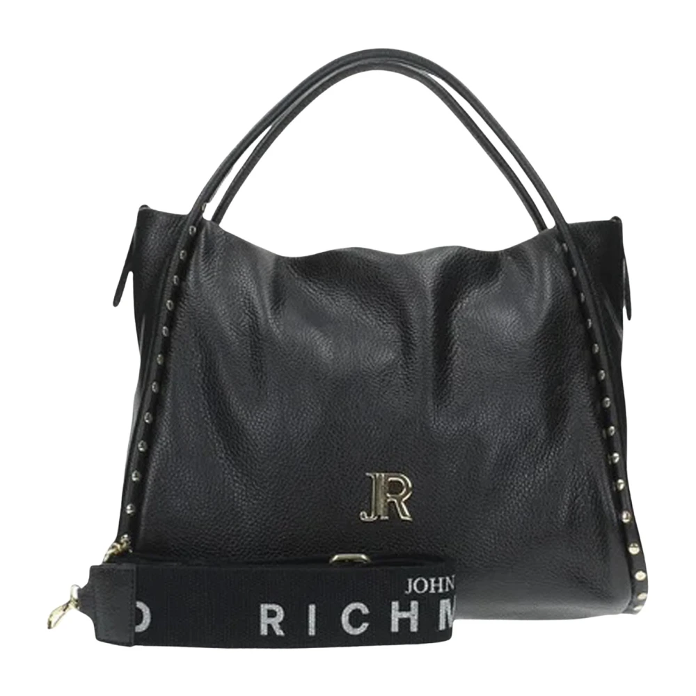 John Richmond Zwarte Shopper met Studs Black Dames