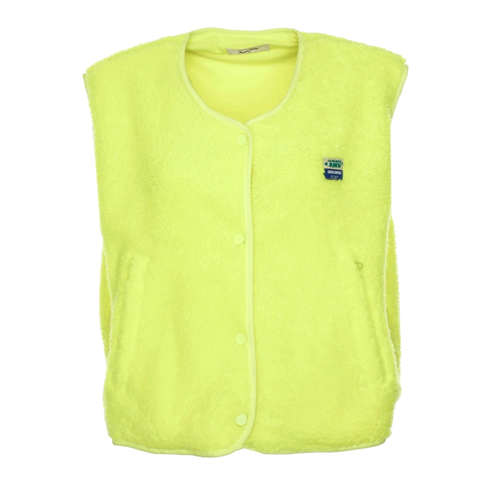 American Vintage Women's Yellow Vests - Waistcoats - Xs/S - Jackets