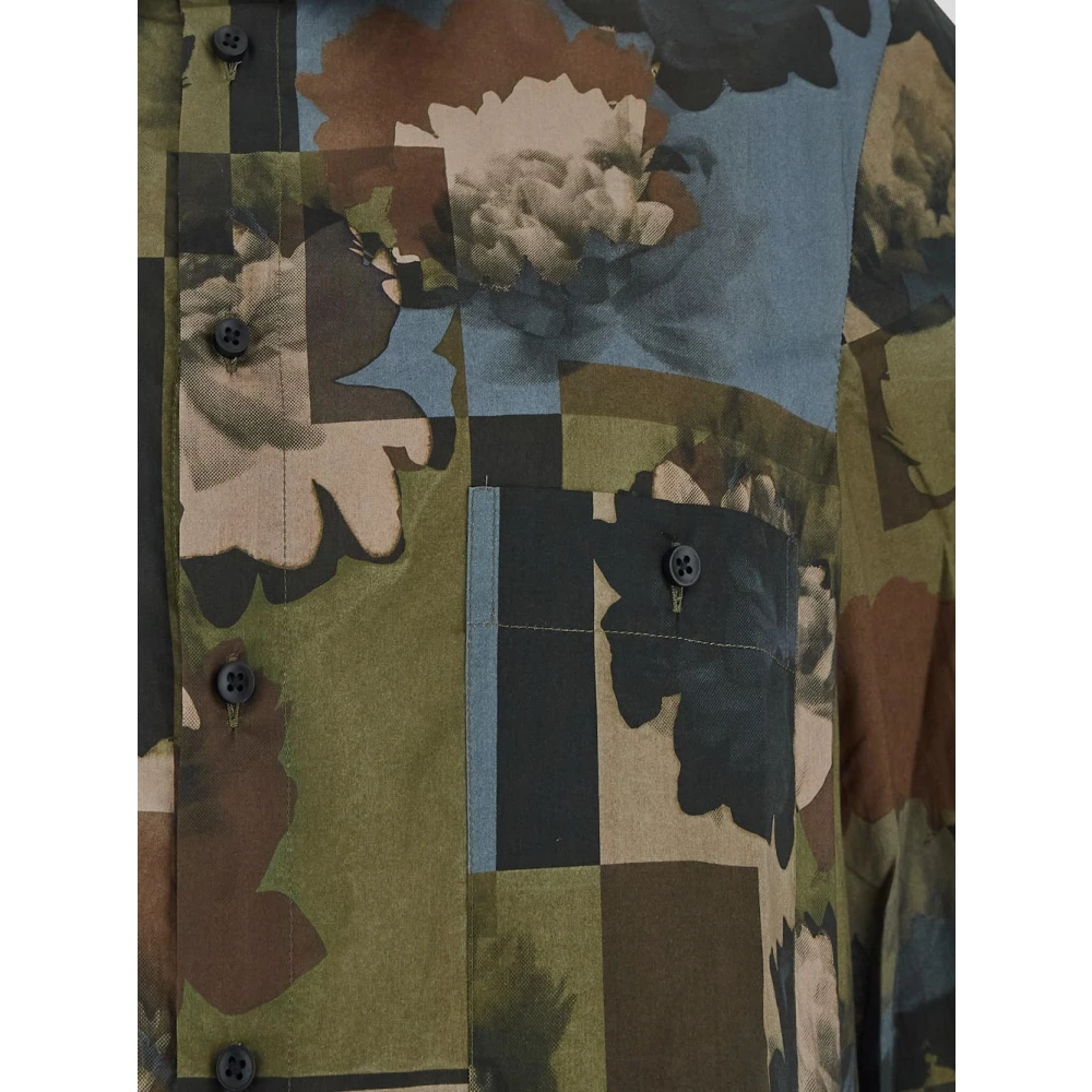 UMA Wang Katoenen Tab Top Shirt Multicolor Heren