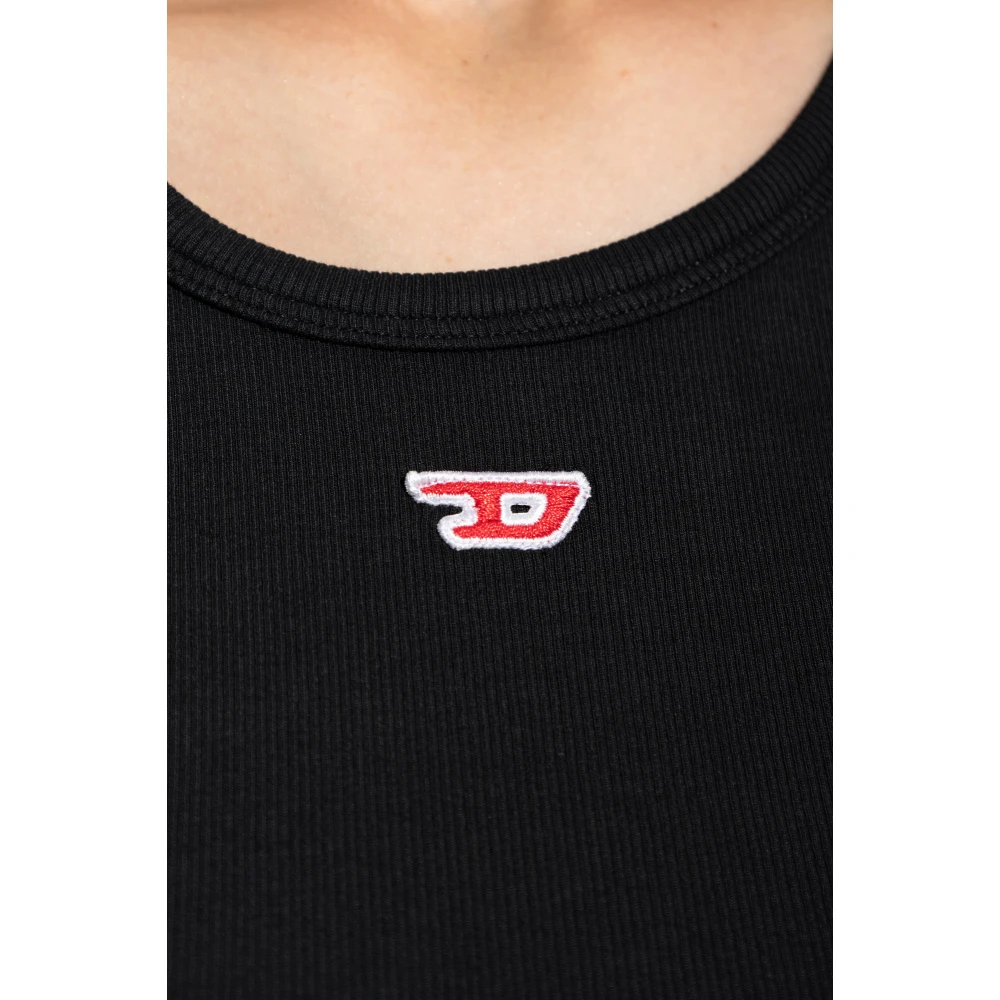 Diesel Jurk D-Tank-Lang-D Black Dames