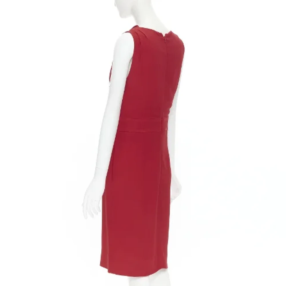 Valentino Vintage Pre-owned Fabric dresses Red Dames