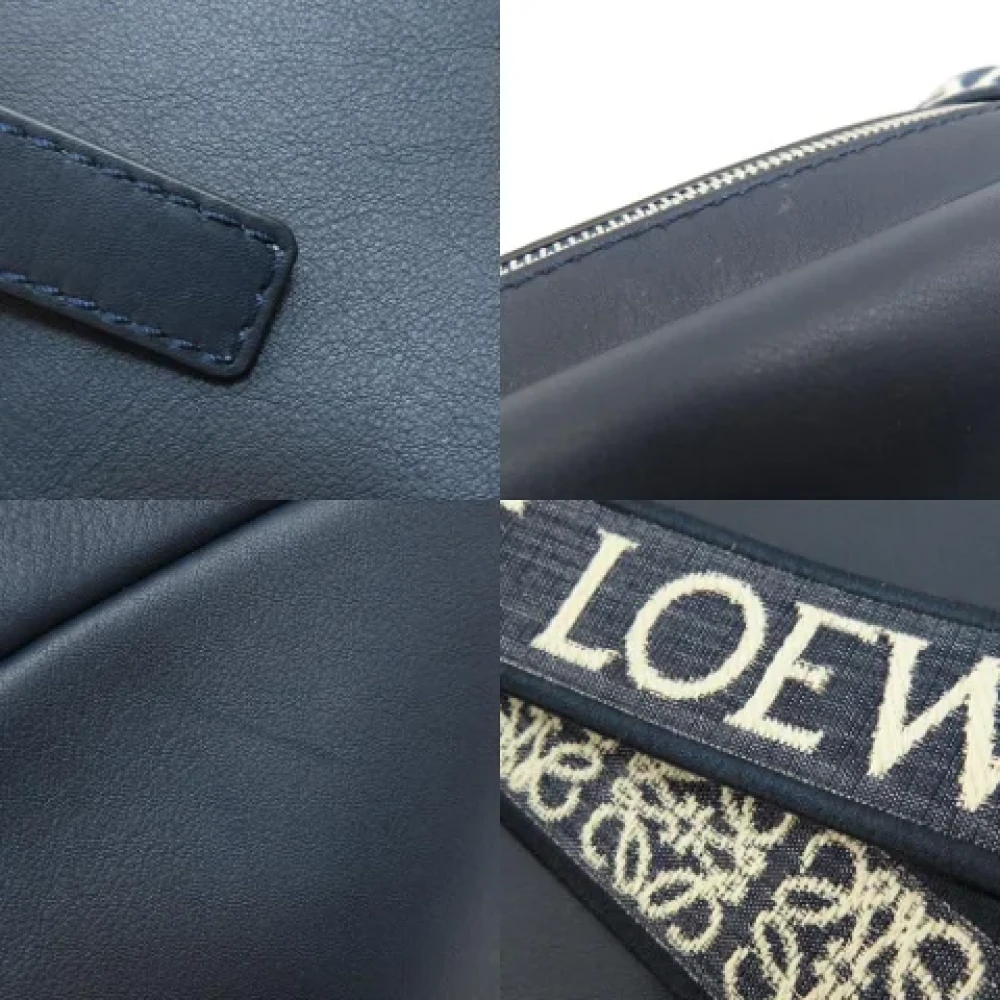 Loewe Pre-owned Leather shoulder-bags Blue Dames
