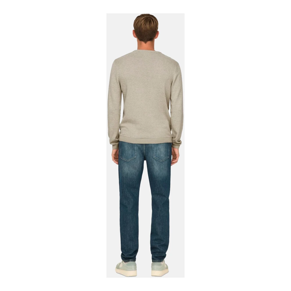 Only & Sons Stijlvolle Gebreide Collectie Gray Heren