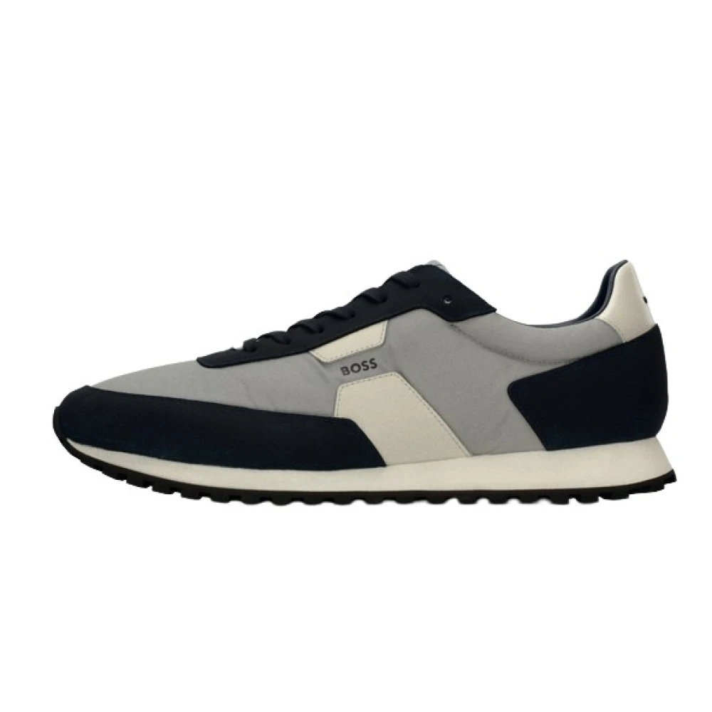 Hugo Parkour Runner5 Nylon en Leren Sneakers Heren Schoenen Veelkleurig Multicolor