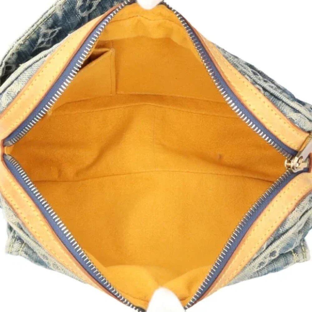 Louis Vuitton Vintage Pre-owned Denim louis-vuitton-bags Blue Dames