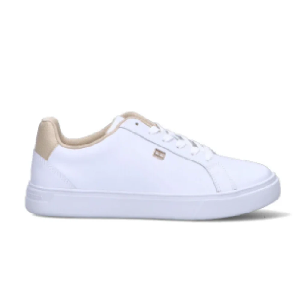 Tommy Hilfiger Donna Bianco Sneakers Essential Court - Immagine 2
