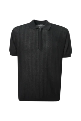 Polo stickad tröja