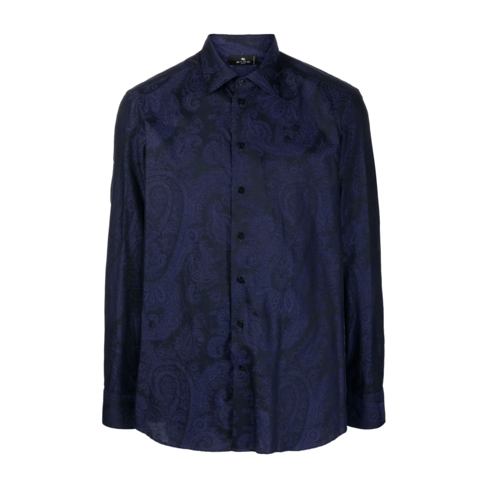 ETRO Stijlvolle Overhemd Blue Heren