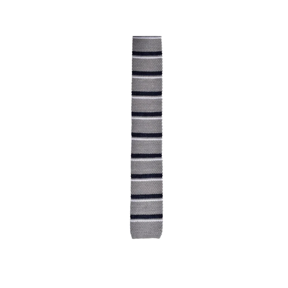 Brunello Cucinelli Men's Striped Knitted Tie