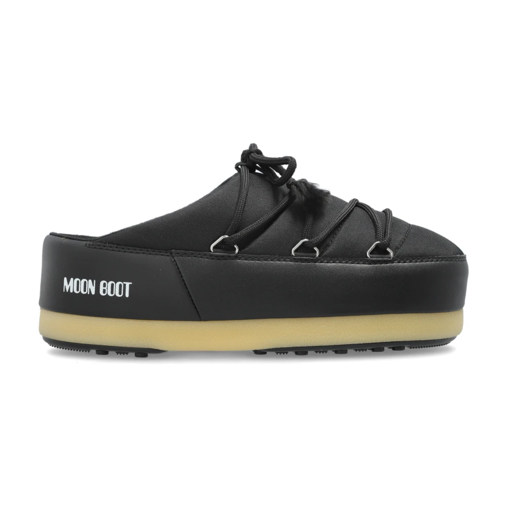 Moon Boot Women's Black Mules, 8 Uk, Snow Boots Evx Mule