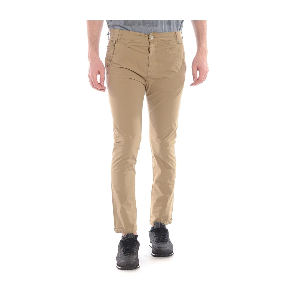 Daniele Alessandrini Men's Beige Chinos, W38, Chinos