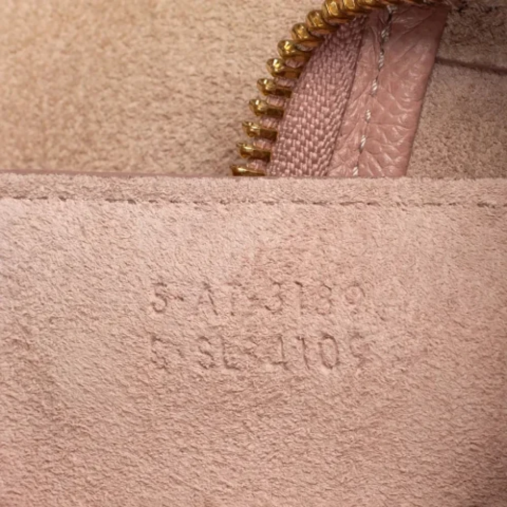 Celine Vintage Pre-owned Leather celine-bags Pink Dames