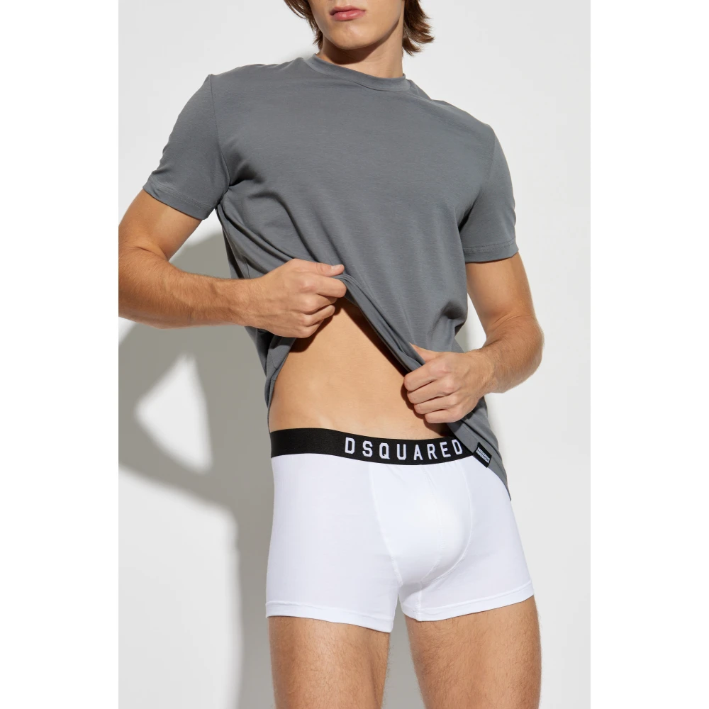 Dsquared2 T-shirt uit de ondergoedcollectie Gray Heren